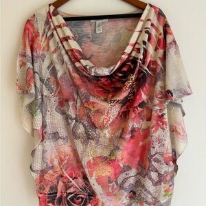 Colorful Floral Blouse